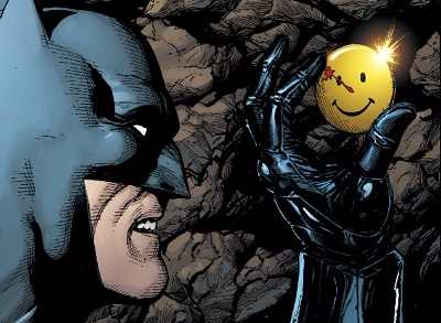 batman finds the comedian's pin