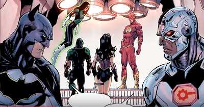 Justice League #2 Extinction Machine Part 2 cyborg batman