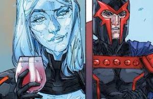 Inhumans vs X-Men #0. emma frost magneto